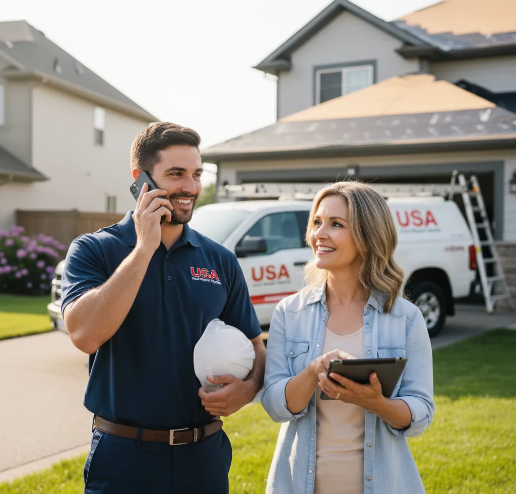 USA Roof Repair Experts customer support in Southington